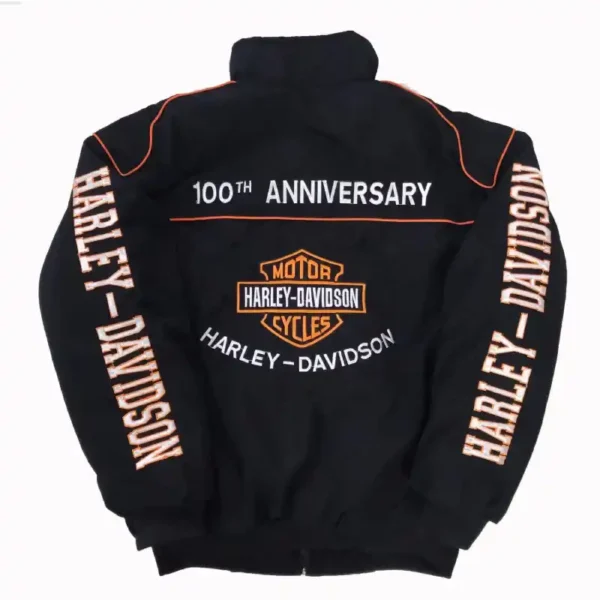Vintage Racing Jacket Black 100th Anniversary - Image 3