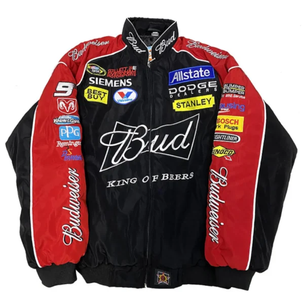 Vintage Racing Jacket Red Black