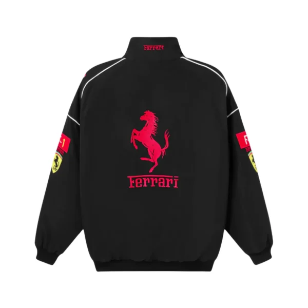 Vintage Racing f1 Jacket Black - Image 3
