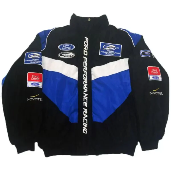 Racing Vintage Jacket Black Blue