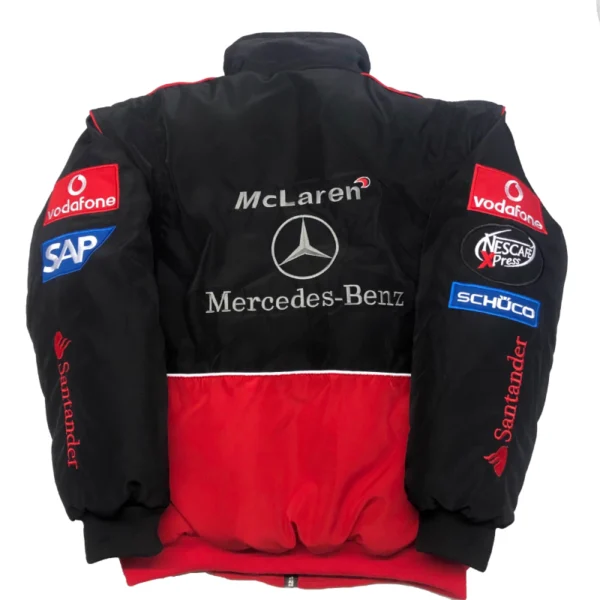 F1 Racing Jacket Black Red - Image 2