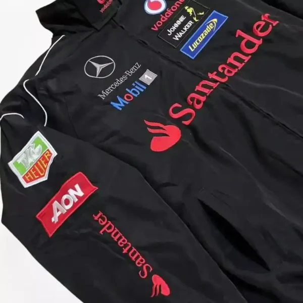 F1 Racing Jacket Black - Image 4
