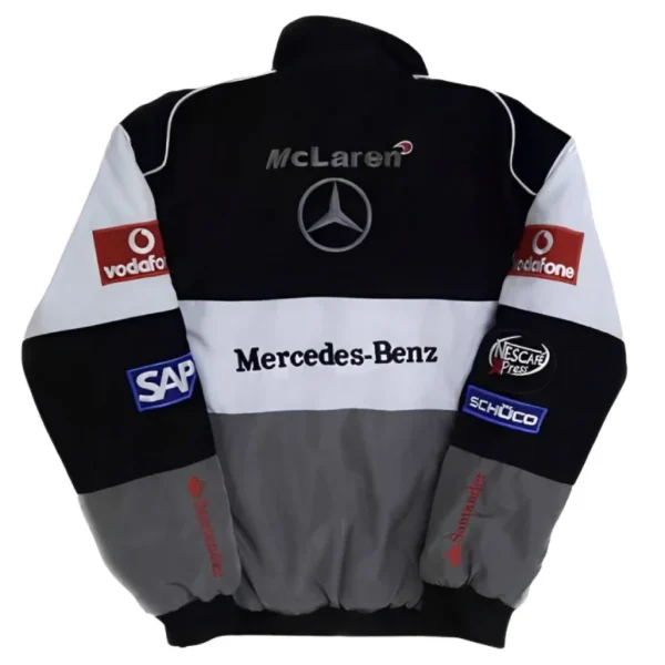 Vintage Racing Jacket Grey - Image 2