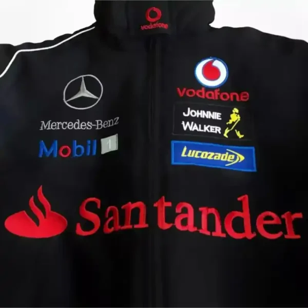 F1 Racing Jacket Black - Image 3