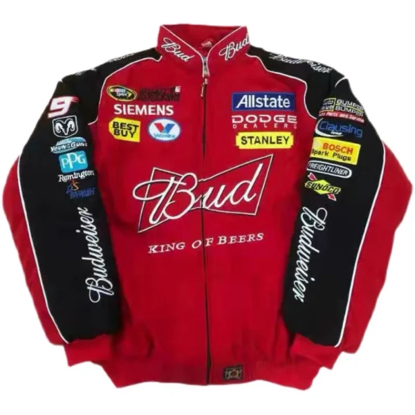 Red Vintage Racing Jacket