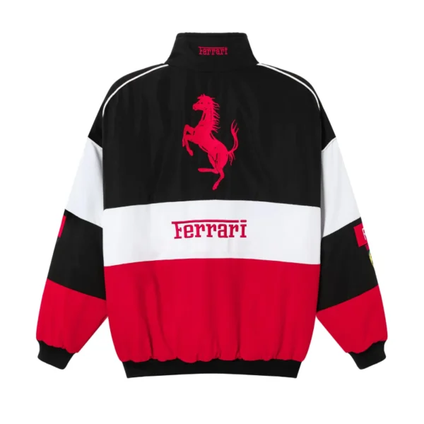 Vintage Racing f1 Jacket White - Image 3