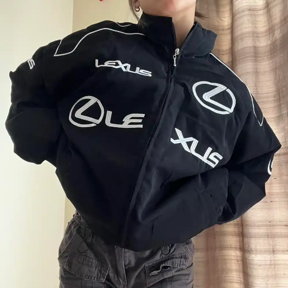 LEX Vintage Racing Jacket Black - Image 4