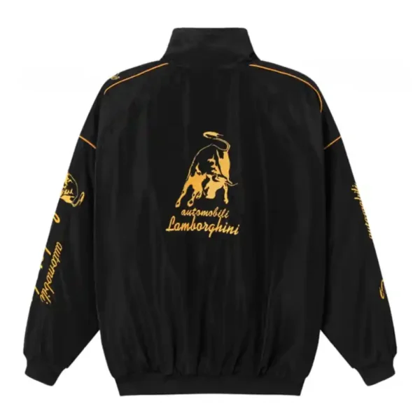 Lambor Vintage Racing Jacket Black - Image 2