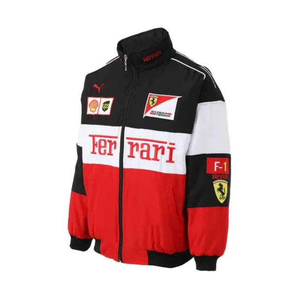 Vintage Racing f1 Jacket White - Image 2