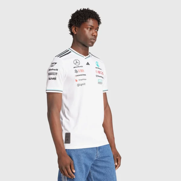 2025 AMG F1 Driver T-shirt White - Image 2