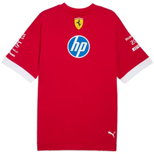 F1 2025 Drivers Oversized T-Shirt Red - Image 2