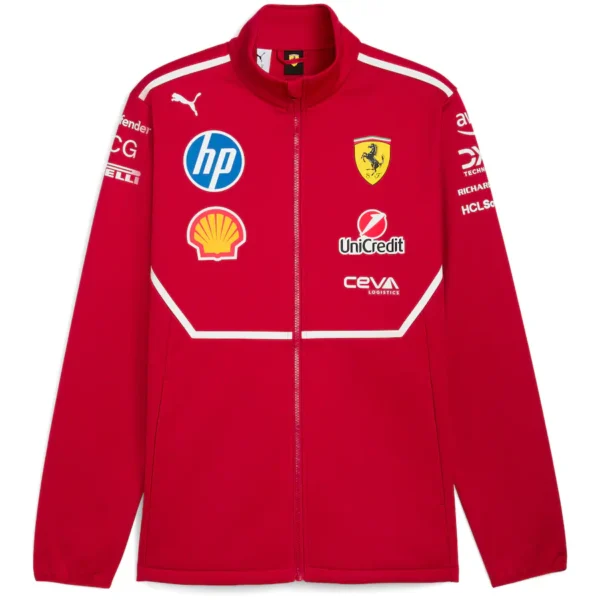 F1 2025 Team Softshell Jacket Red