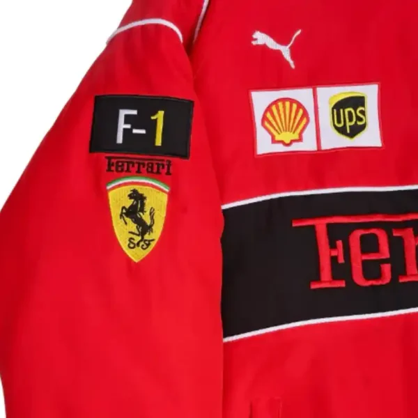 Vintage Racing f1 Jacket Red - Image 6