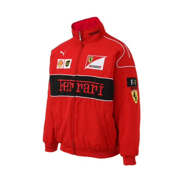 Vintage Racing f1 Jacket Red - Image 2
