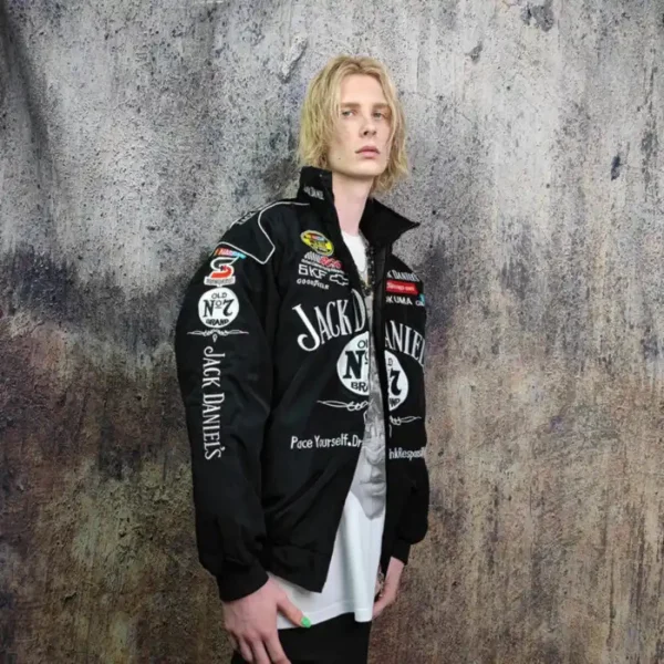 Daniels Vintage Racing Jacket Black - Image 3
