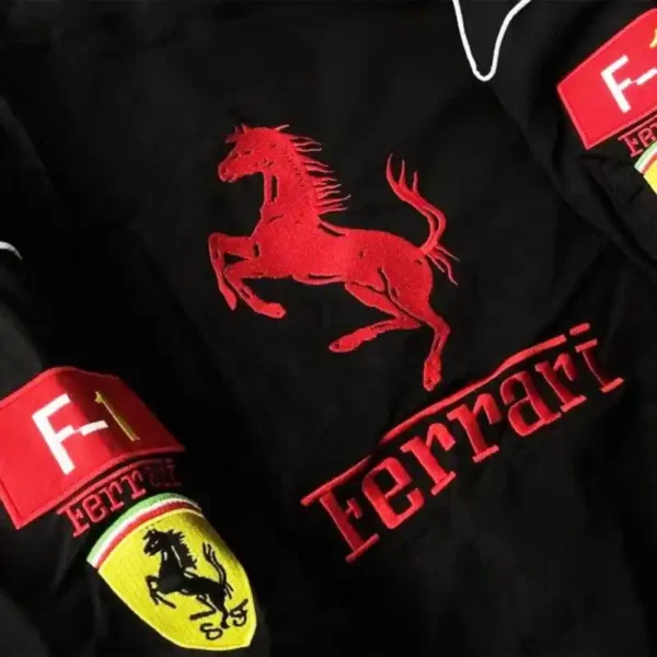 Vintage Racing f1 Jacket Black - Image 6