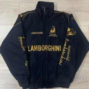Lambor Vintage Racing Jacket Black photo review